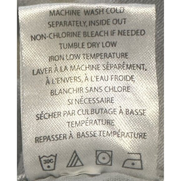 FDJ French Dressing Womens Jeans Olivia Straight Leg Stretch Light Gray Size 16 - Picture 16 of 16